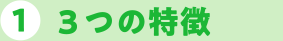 3つの特徴