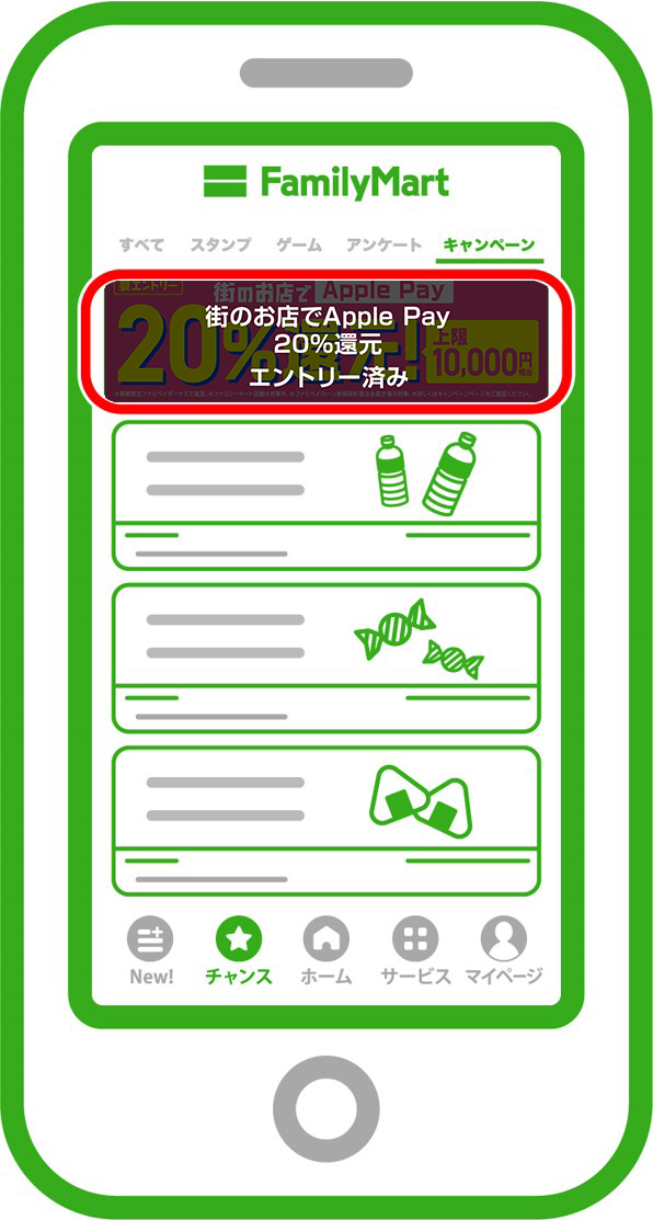 エントリーが完了していることを確認
